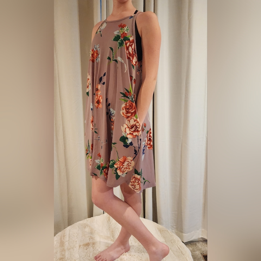 MTS Purple/mauve Dress. Bout